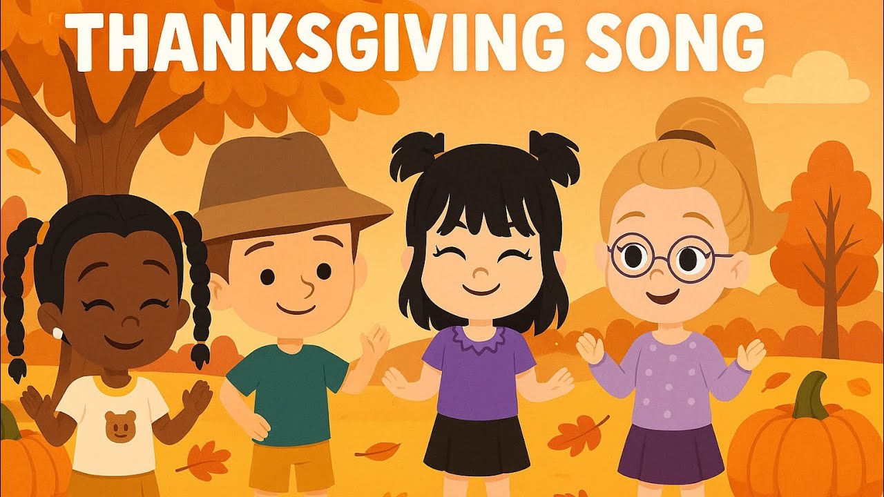 Thanksgiving Song 🍂 | Thank You Lord – A Fun Kids Song About Gratitude ...