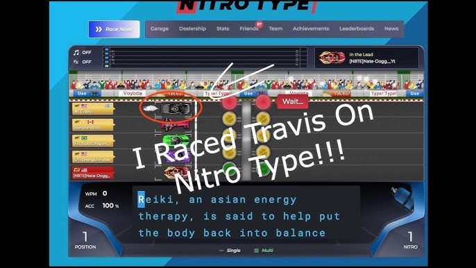 How Fast Can Someone Hit 1 MILLION RACES On Nitro Type? 