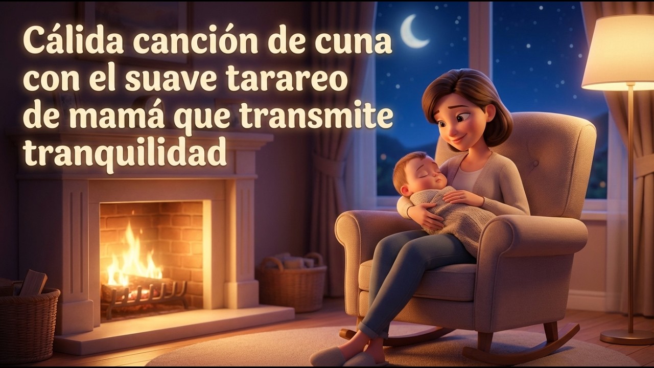 Cálida canción de cuna con el suave tarareo de mamá que transmite tranquilidad/Warm lullaby humming
