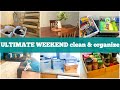 ALL WEEKEND CLEAN AND ORGANIZE WITH ME | SPEED CLEAN | MILITARY HOUSING VILSECK GERMANY 2020