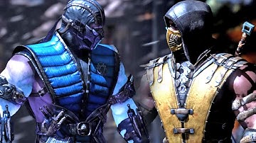 Sub Zero vs Scorpion (Hardest AI CPU) - Mortal Kombat X