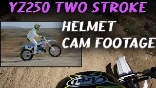 2024 Yamaha YZ250 Two Stroke Helmet Cam Footage