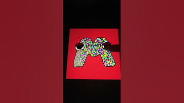 Alphabet lore #fyshorts #shorts #tiktokart #pixelart #alphabetlore #satisfying #M #red #fy #2c