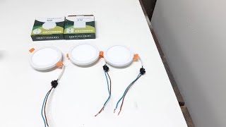 Como conectar 3 panel led para un circuito 9.12