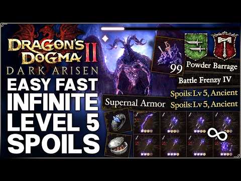 Dragon's Dogma 2 Dark Arisen - Easy Level 5 Spoils Farm & Best OP Relic Gear Fast - Endgame Guide!