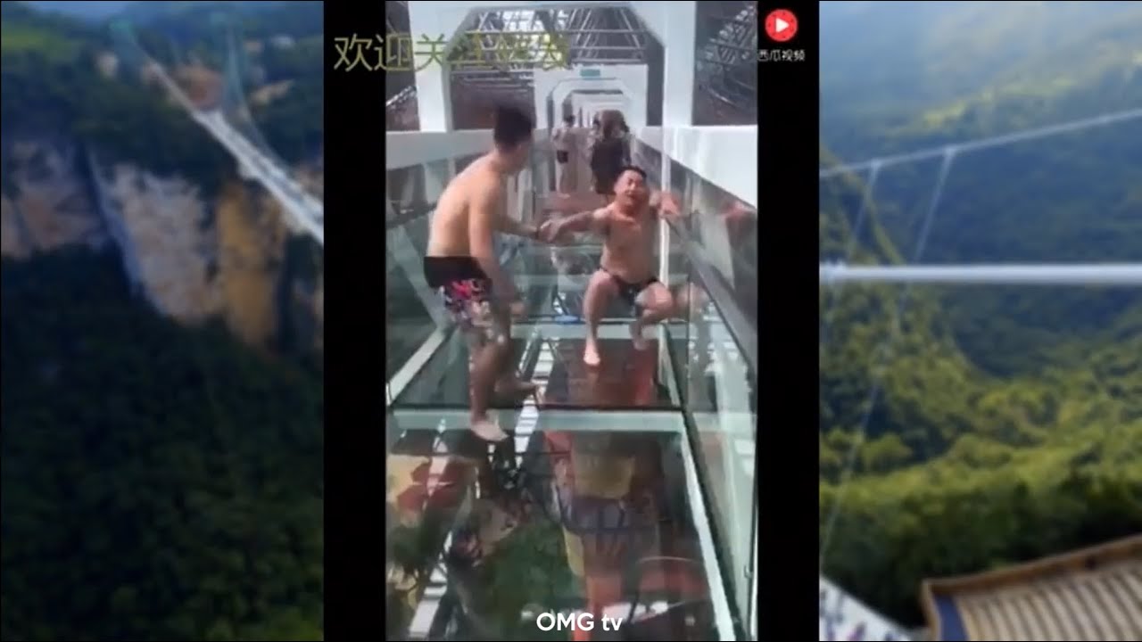 China Glass Bridge Crack Effect - Best Monents