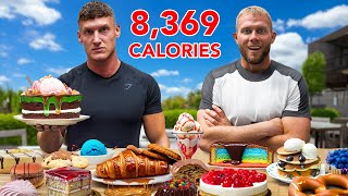 Eating the HIGHEST CALORIE desserts for a day ft. James Smith