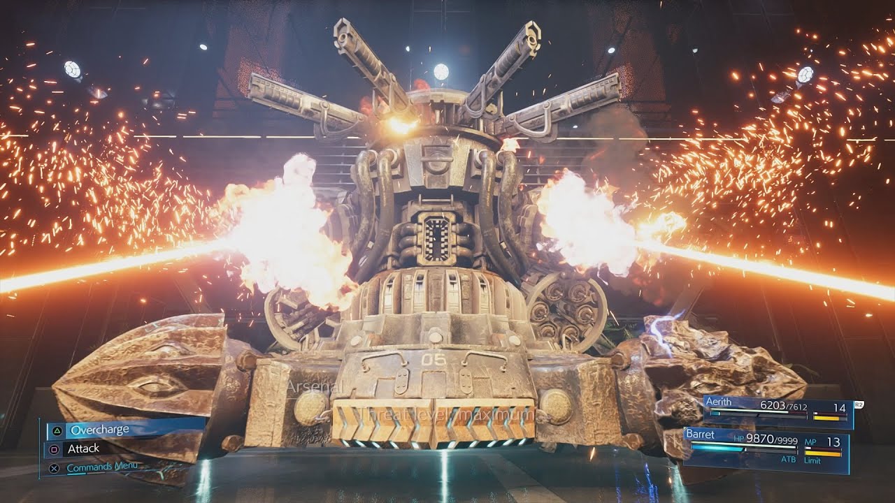 Final Fantasy VII Remake - Boss #20: The Arsenal Hard Mode (Japanese ...