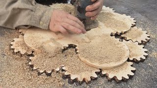 Inspirational Creative Ideas Of A Handmade Carpenter // Steps To Make A Unique Wooden Wall Clock
