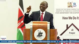 "Jobs Don’t Just Happen!” Ruto Defends Agenda, Cites 210 Housing and 600 Market Projects