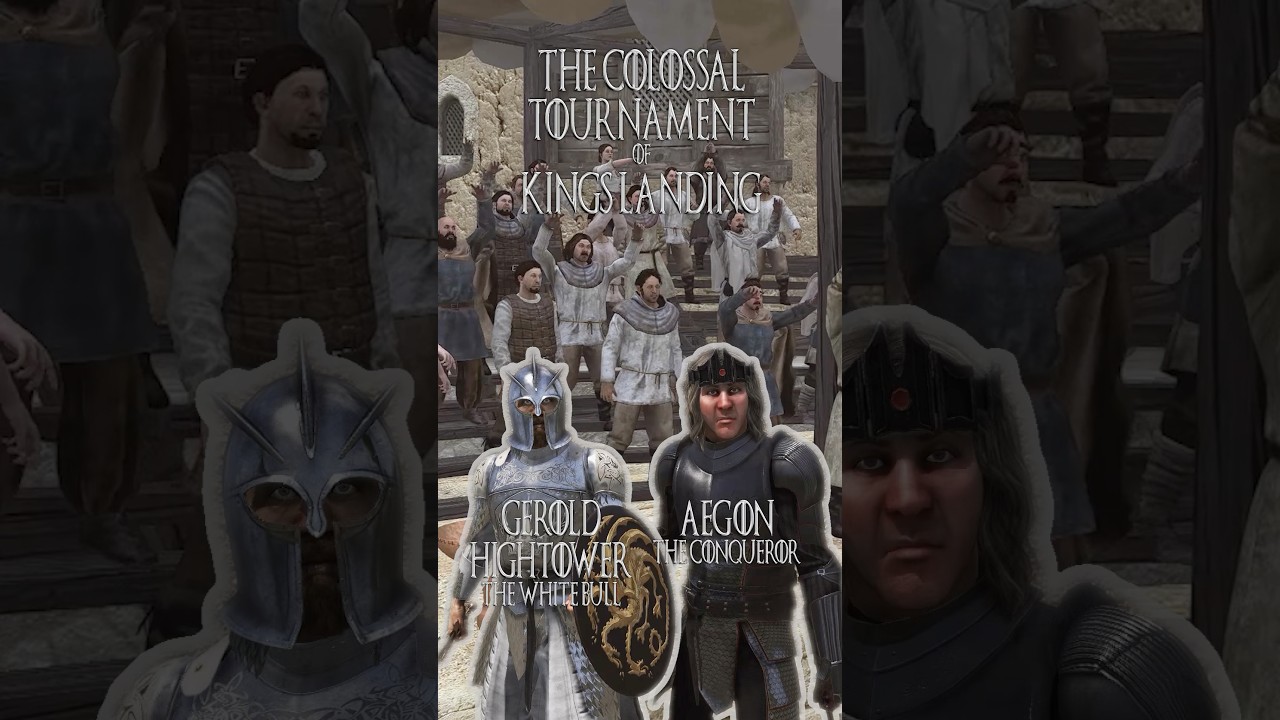 Герольд Хайтауэр против Эйгона Завоевателя | Грандиозный турнир в Королевской Гавани | Игра прест...