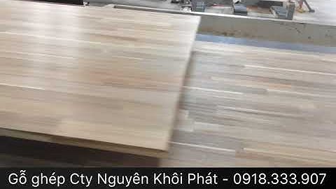 GỖ GHÉP THANH
