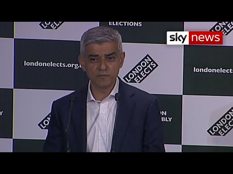 Vote 2021: Sadiq Khan wins London mayoral election