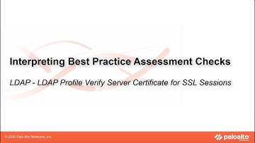 LDAP - LDAP Profile Verify Server Certificate for SSL - Interpreting BPA Checks - Devices