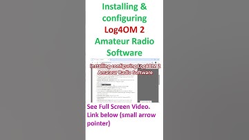 Installing & configuring Log4OM 2 Amateur Radio Software