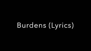 Jamie Kimmett - Burdens (Lyric video)