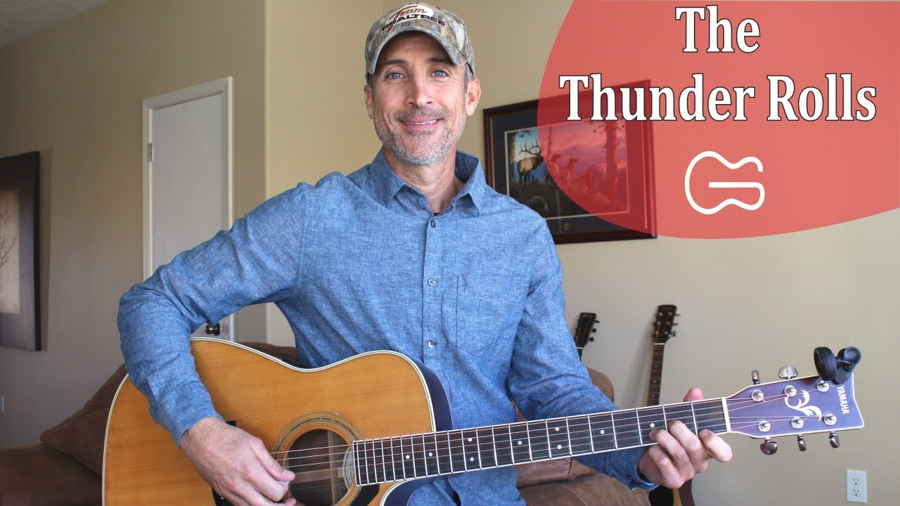 The Thunder Rolls Garth Brooks Guitar Lesson Tutorial Chords