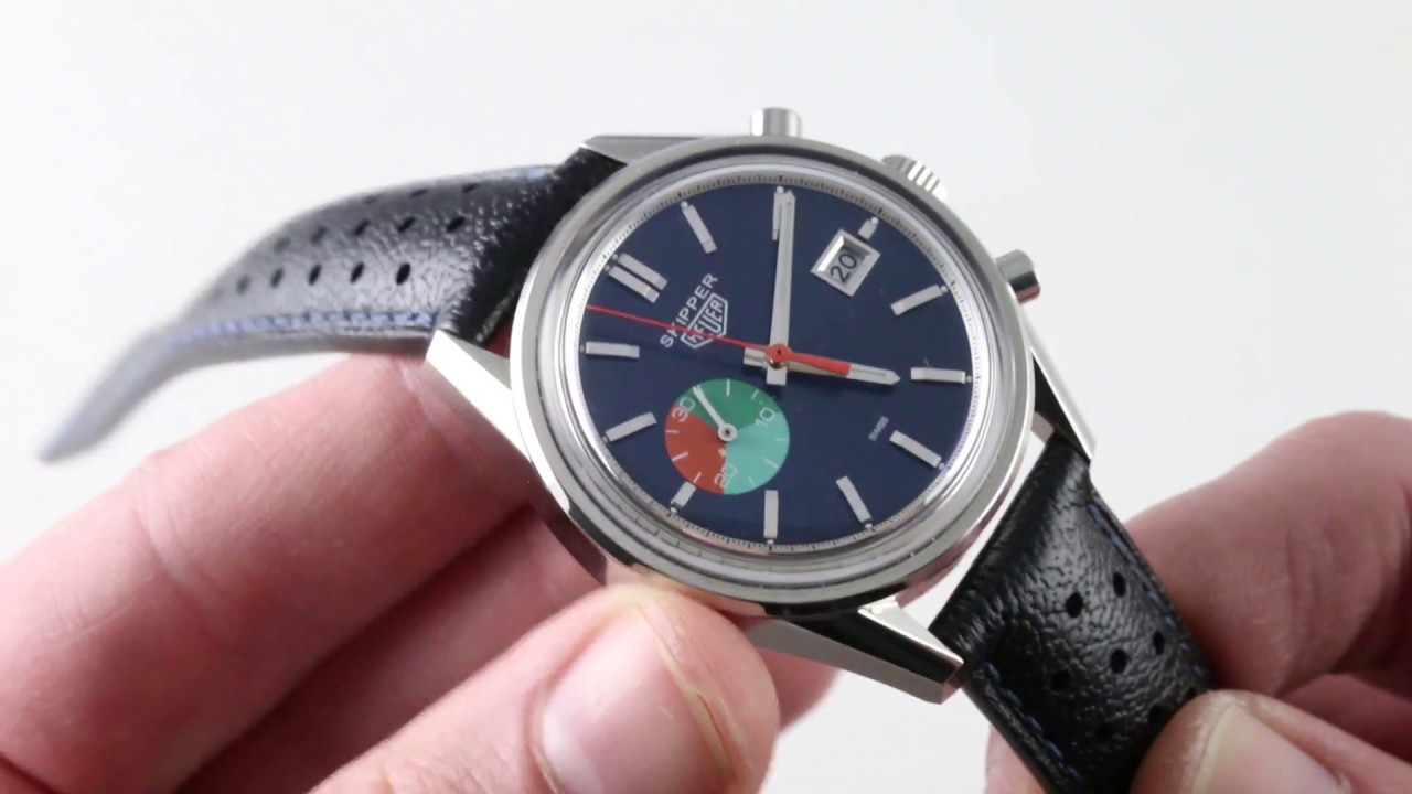 TAG Heuer Limited Edition Carrera Skipper For Hodinkee Luxury Watch Review  - YouTube