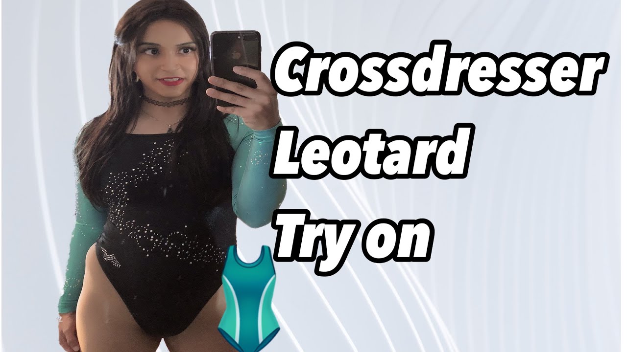 Crossdresser leotard