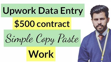 Upwork Simple copy paste job | $500 contract | How to write Job proposal and client response | 2021