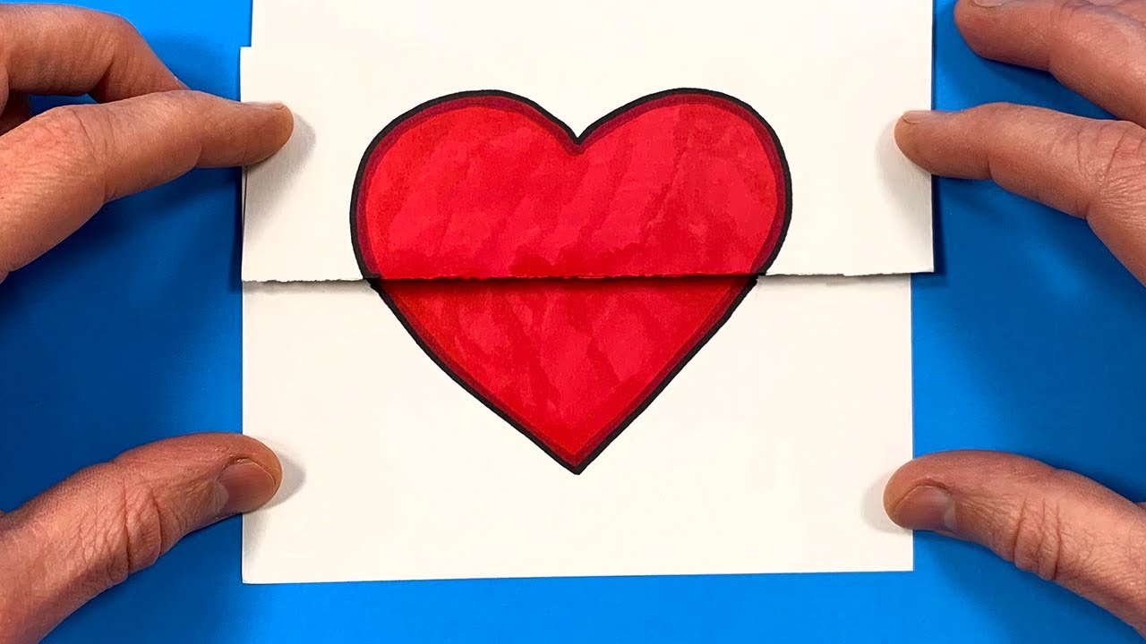Folded Paper Hearts - ARTBAR