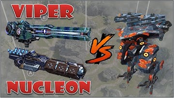 Nucleon vs Viper which is best against Ao Ming at 450m range war robots