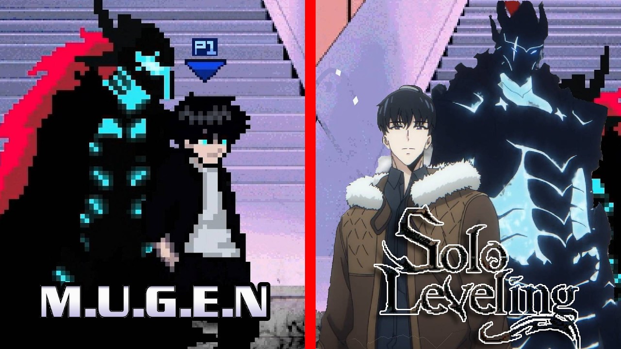 SOLO LEVELING Vs MUGEN | Sung Jinwoo Special Moves Comparison