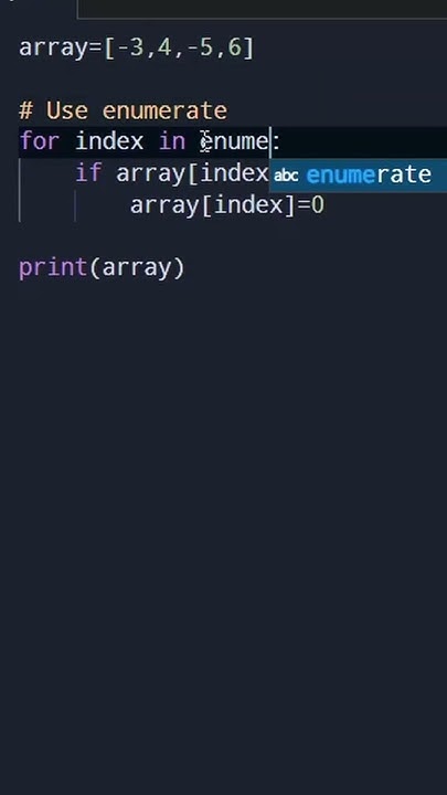 Optimizing Loops: Mastering Enumerate in Python 🐍🔢 - YouTube