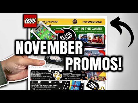 NEW LEGO November 2022 Promos LEAK! Promotional Calendar, Black Friday GWP LEGO Deals