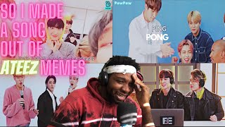 So I made a song out of Ateez memes Reaction Video