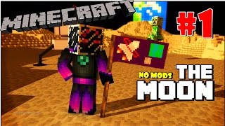 Minecraft Mặt Trăng Survival #1 Đào mỏ ngoài vũ trụ !!