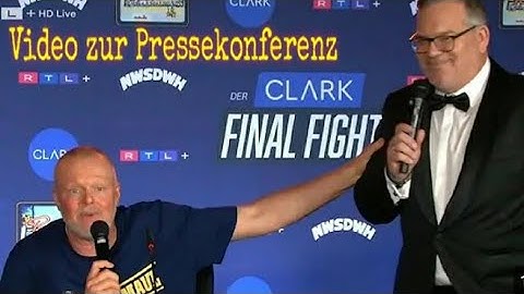 Stefan Raab ist zurück mit neuer Show, Pressekonferenz Nach Boxkampf gegen Regina Halmich