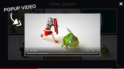 Responsive Popup Video Gallery Using HTML CSS & Javascript