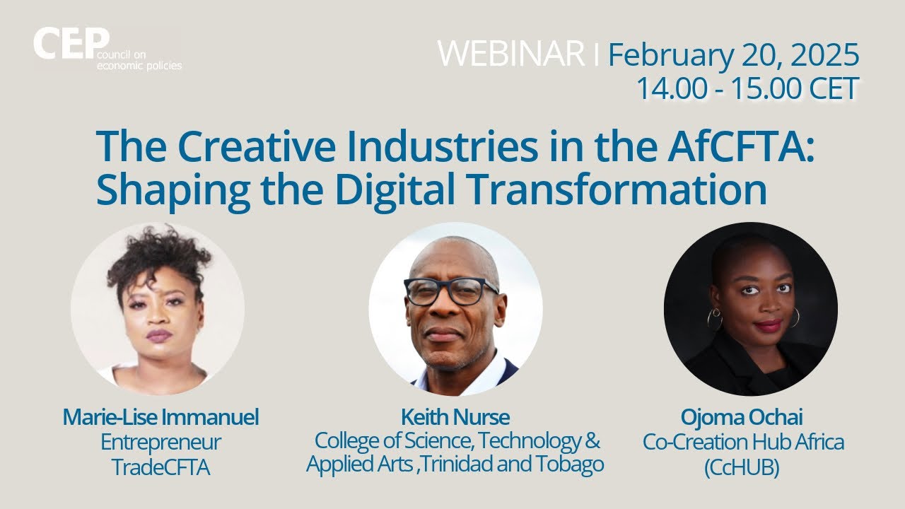 Still from Creative Industries in the AfCFTA: Shaping the Digital Transformation