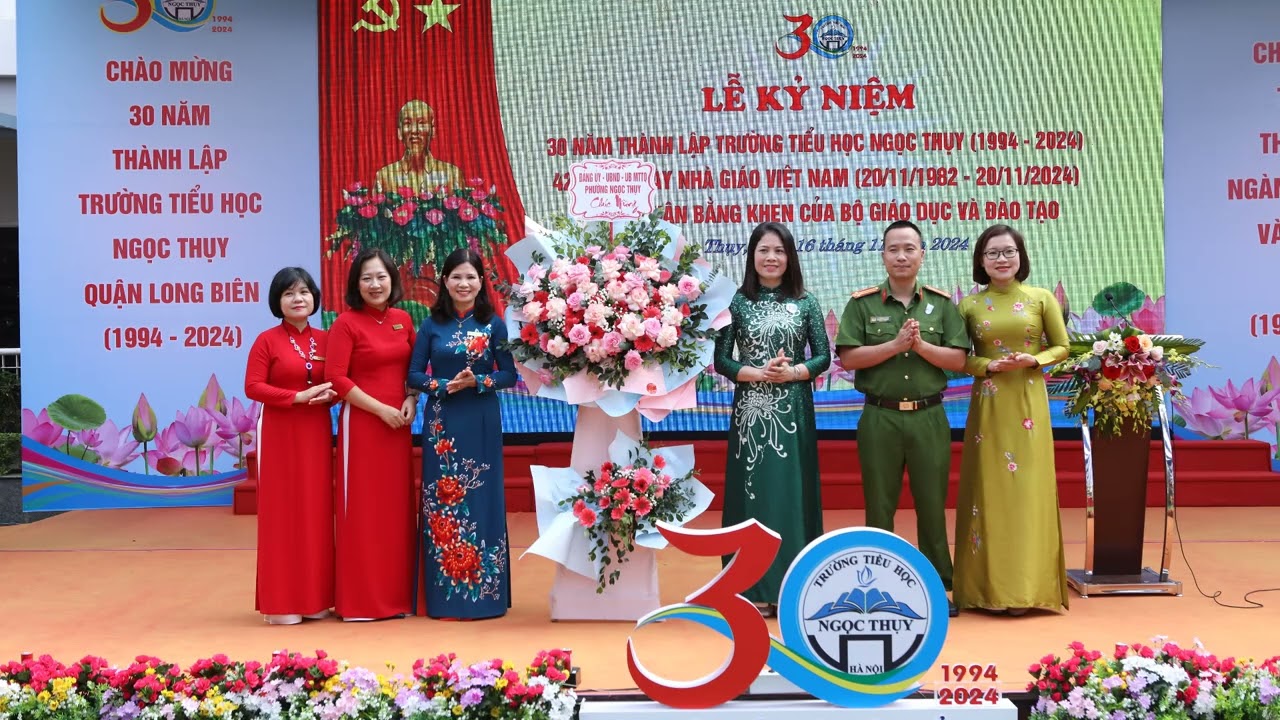 Lễ kỉ niệm 30 năm thành lập Trường Tiểu học Ngọc Thụy