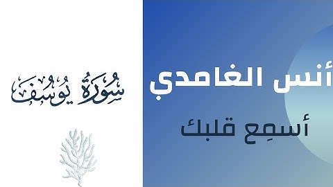 سورة يوسف (سورة الفرج) للقارئ أنس الغامدي