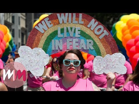 Video: Berühmte Sehenswürdigkeiten Für Den Pride Month