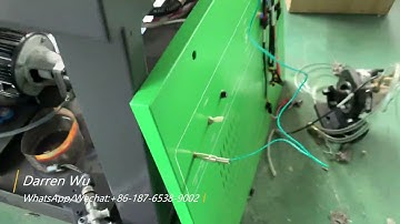 New system VP37 pump connection while testing full function common rail test bench NTS815A XNS815A