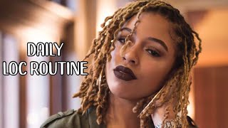 daily loc maintenance routine✨ keep locs moisturized &amp; neat | yung$lb