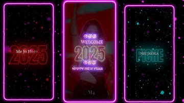 Happy New Year 2025 Video Editing Alight Motion🥳 Happy New Year Xml File 2025🤩New Trend Xml File
