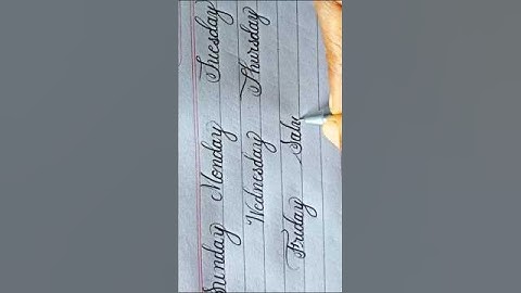 Beautiful Calligraphy Cursive Writing #shorts #handwriting #cursive #calligraphy