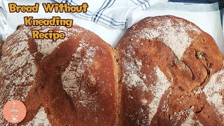 How To Make No Knead Olive Bread | Whole Wheat Bread | מתכון ללחם זיתים ללא לישה