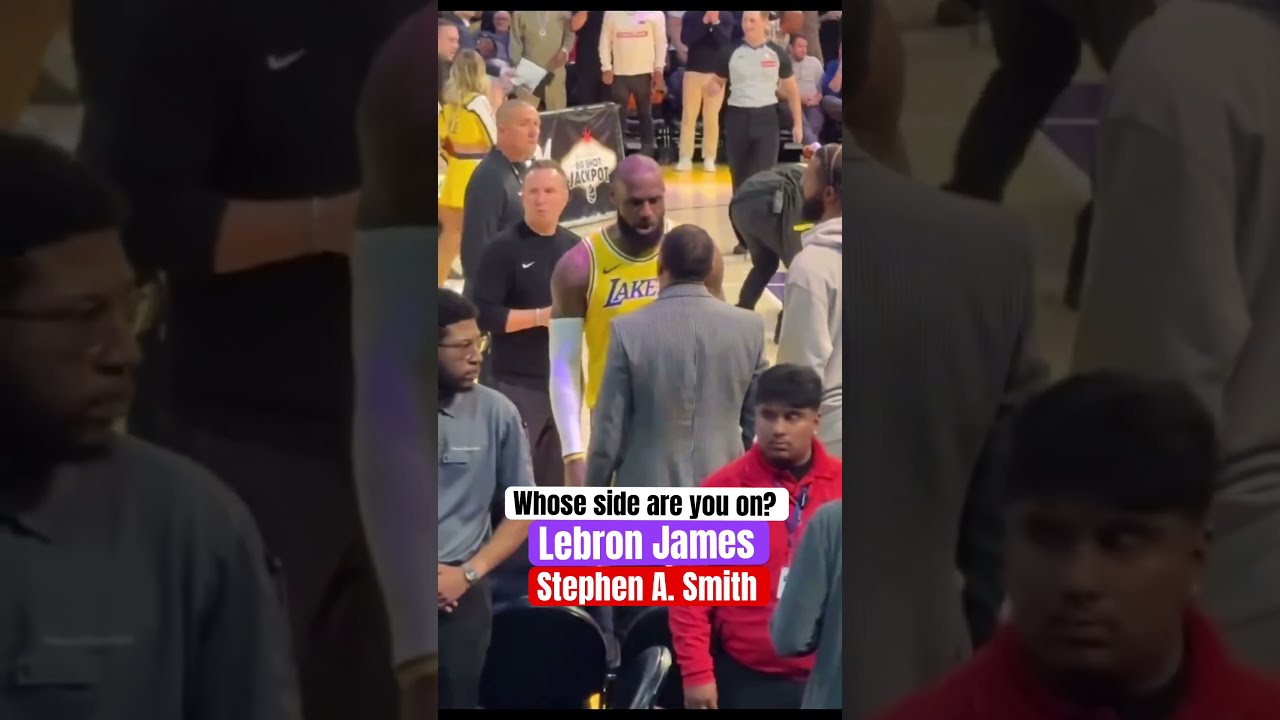 Team Stephen A Smith Or LeBron James Stephenasmith Lebronjames Lebron Nbanews Bronny