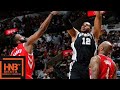 Houston Rockets vs San Antonio Spurs Full Game Highlights / April 1 / 2017-18 NBA Season