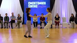 Countdown Swing Boston 23 24 Novice JnJ Finals Sylvie Desrosiers and Kathy Lachancey