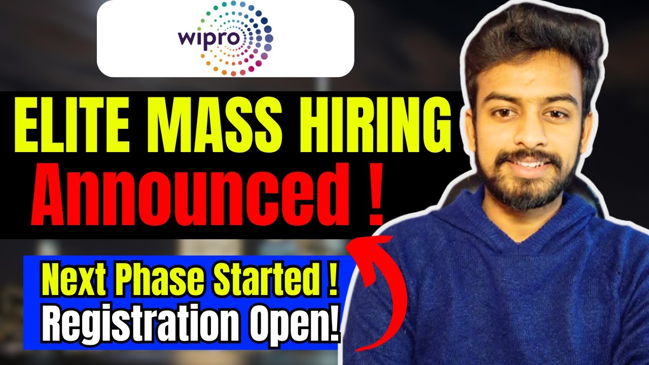 Wipro Elite Mass Hiring Announced | Next Phase Started | OFF Campus ...