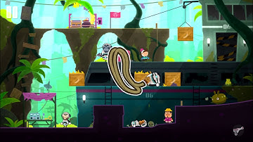 "Love You to Bits" Walkthrough Level 14 "Time Goes Ape"