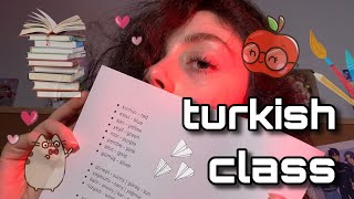 asmr night school - turkish class - colors and weather! | Teaching You Turkish, Teacher Roleplay