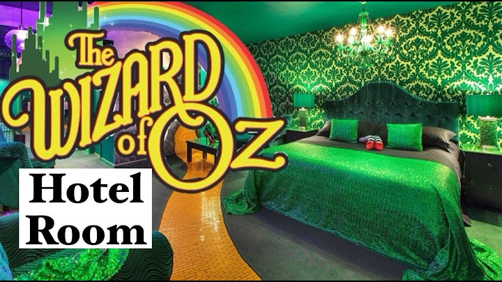 UNIQUE THEMED HOTEL! Wizard of Oz Hotel Room at The Roxbury Motel