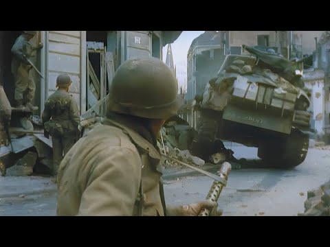 WW2 HD Colorization  The Battle of Cologne, 1945